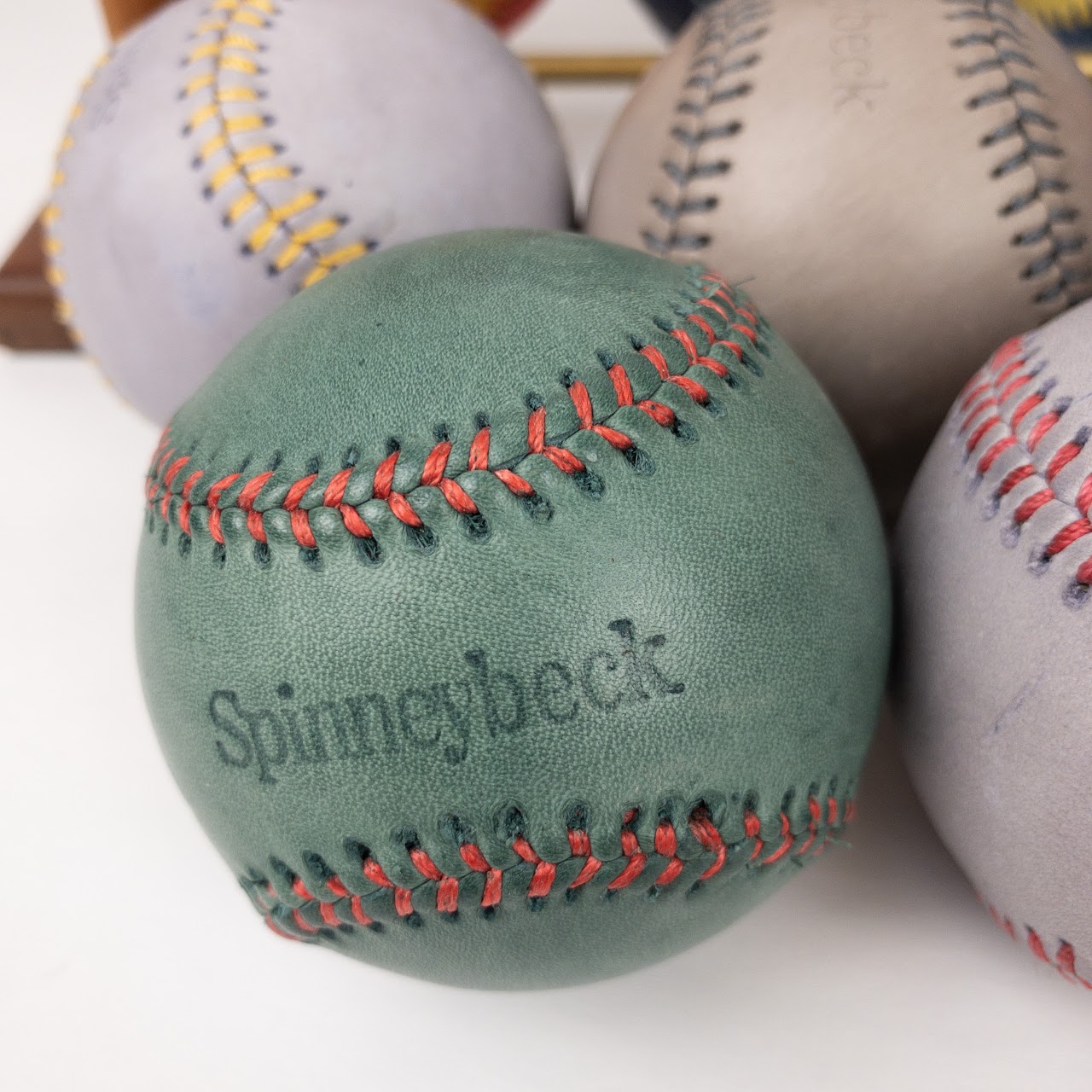 Spinneybeck Italian Leather Baseball Lot