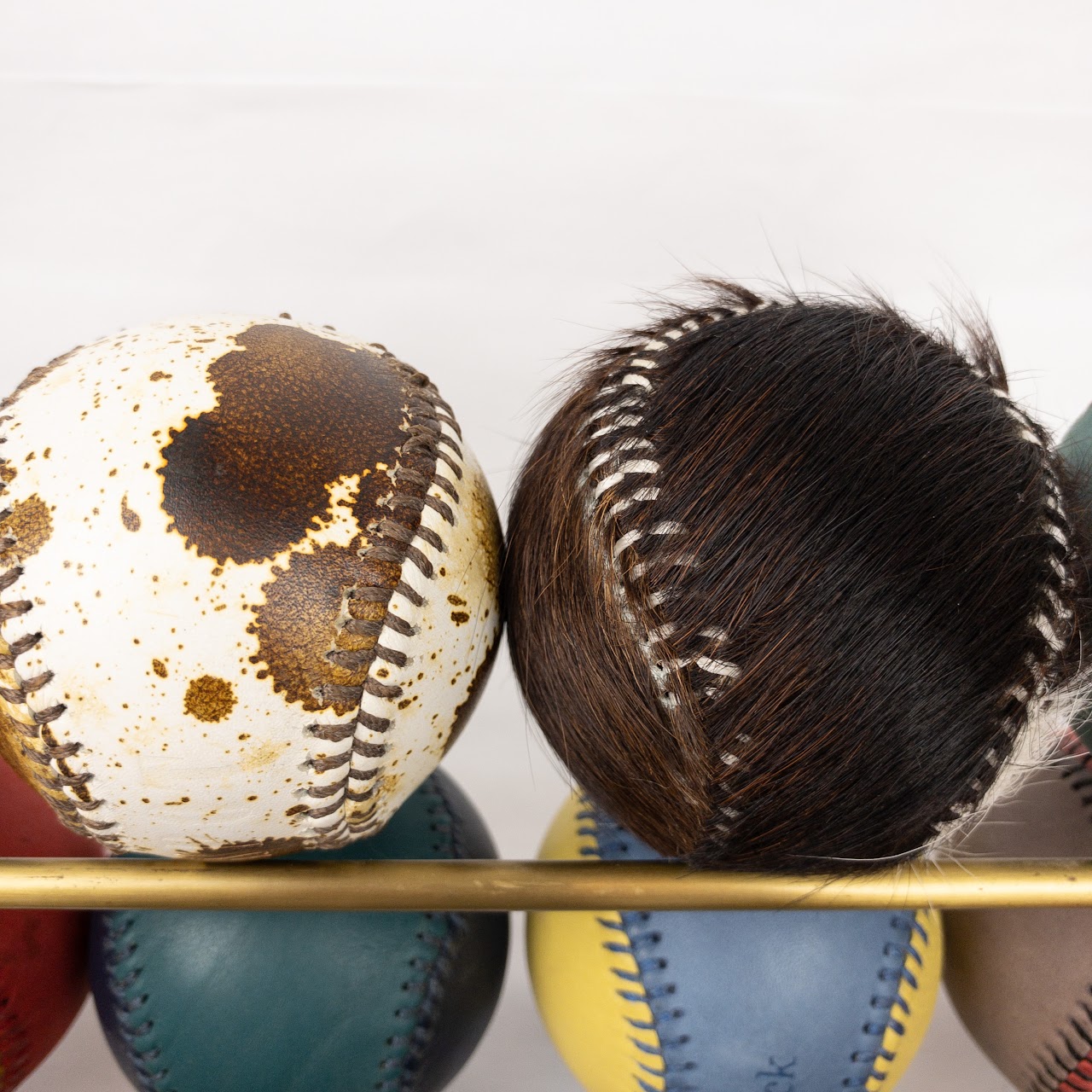 Spinneybeck Italian Leather Baseball Lot