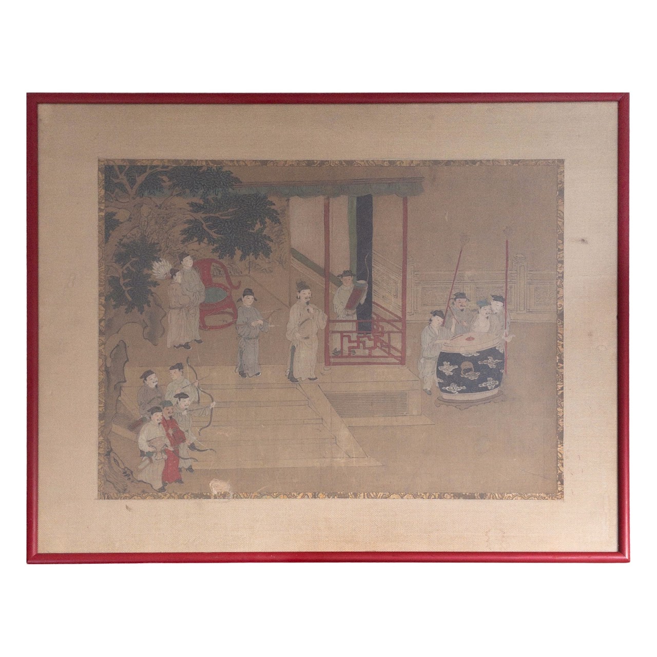 Chinese Antique Painting on Silk