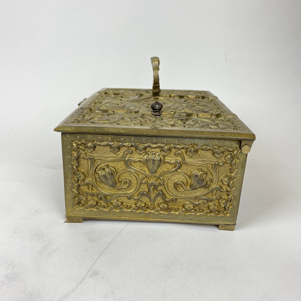 German 19th Century Beaux Arts Brass Box