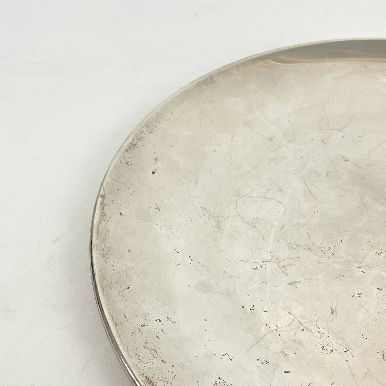 Sterling Silver Plain Charger Tray