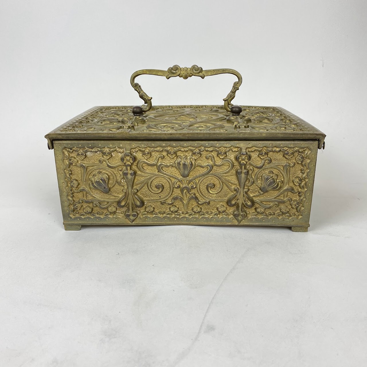 German 19th Century Beaux Arts Brass Box