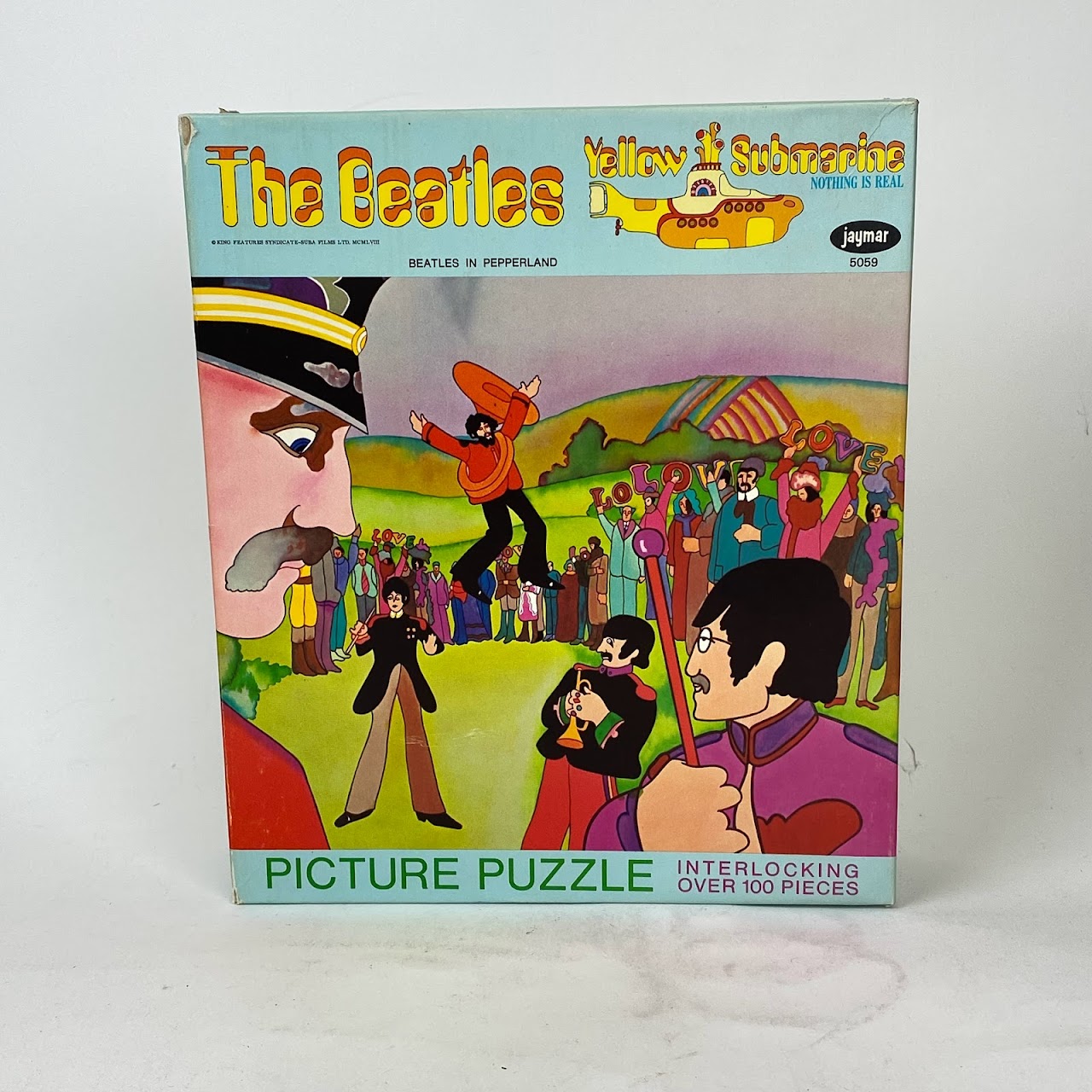 The Beatles Yellow Submarine Picture Puzzle Three Piece Set All Unopened