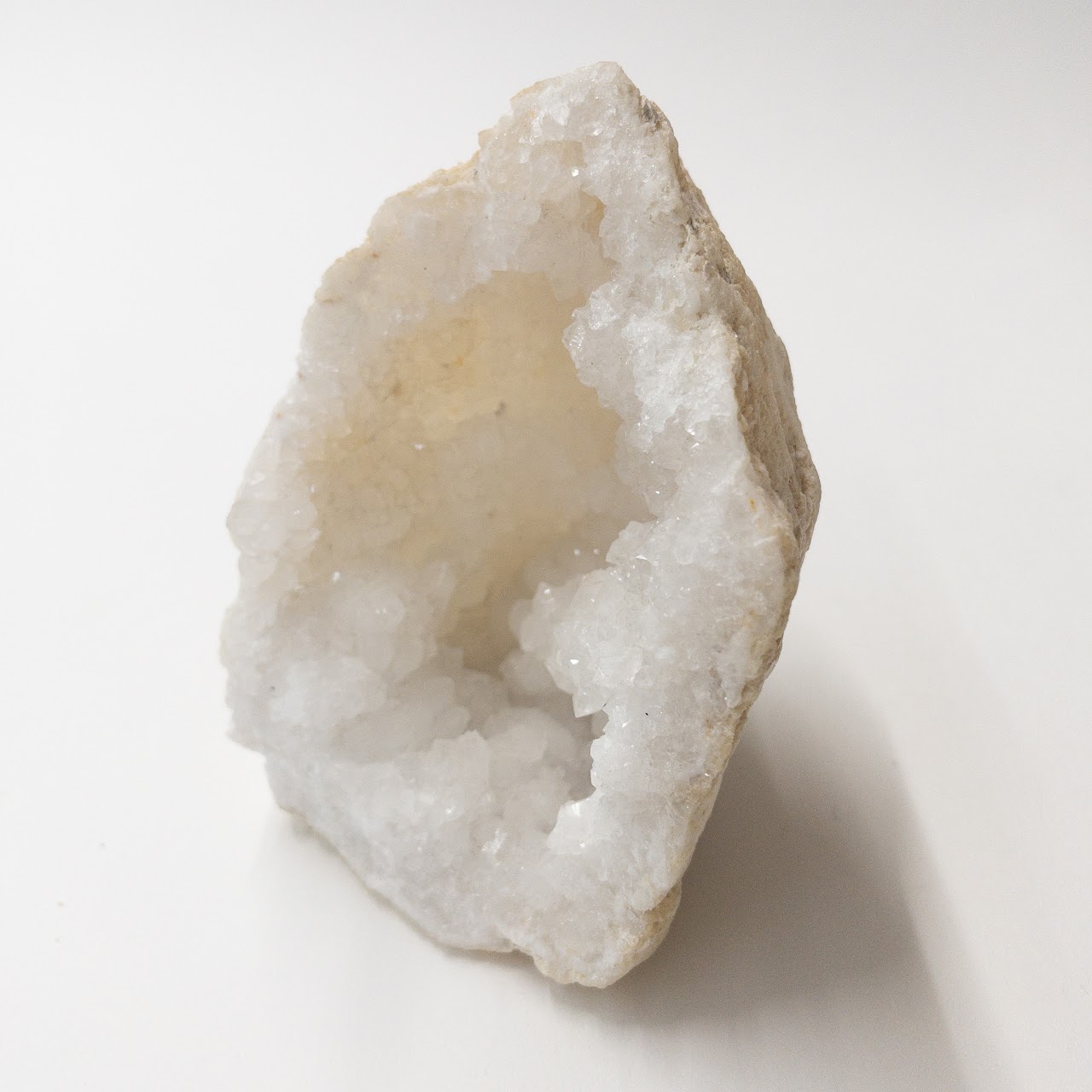 Quartz Crystal Split Geode Specimen