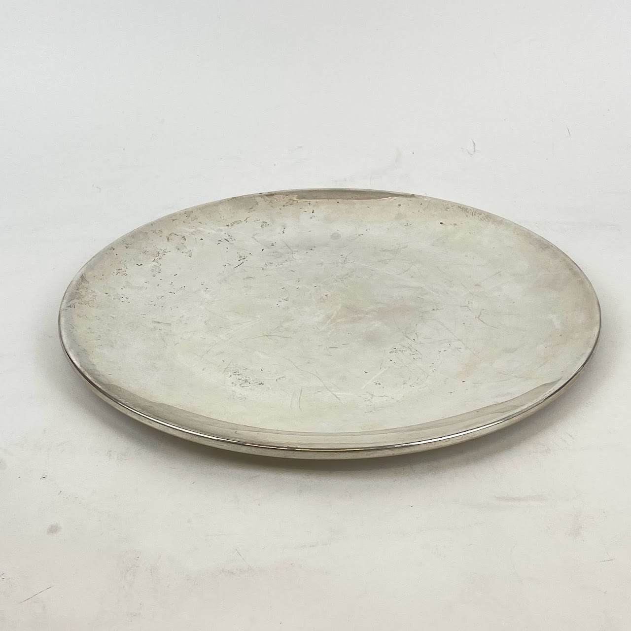 Sterling Silver Plain Charger Tray