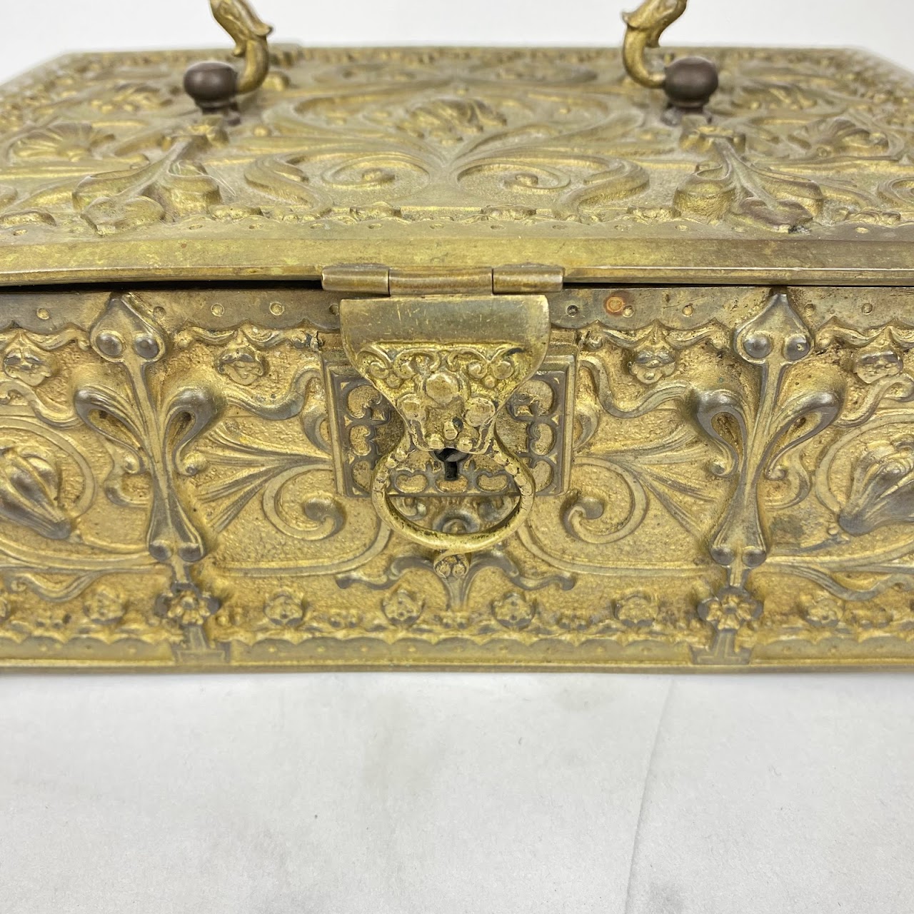 German 19th Century Beaux Arts Brass Box