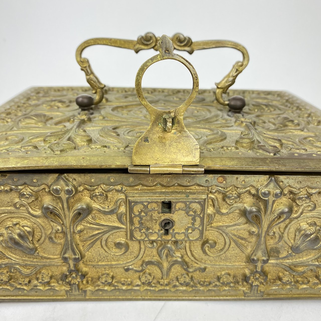 German 19th Century Beaux Arts Brass Box