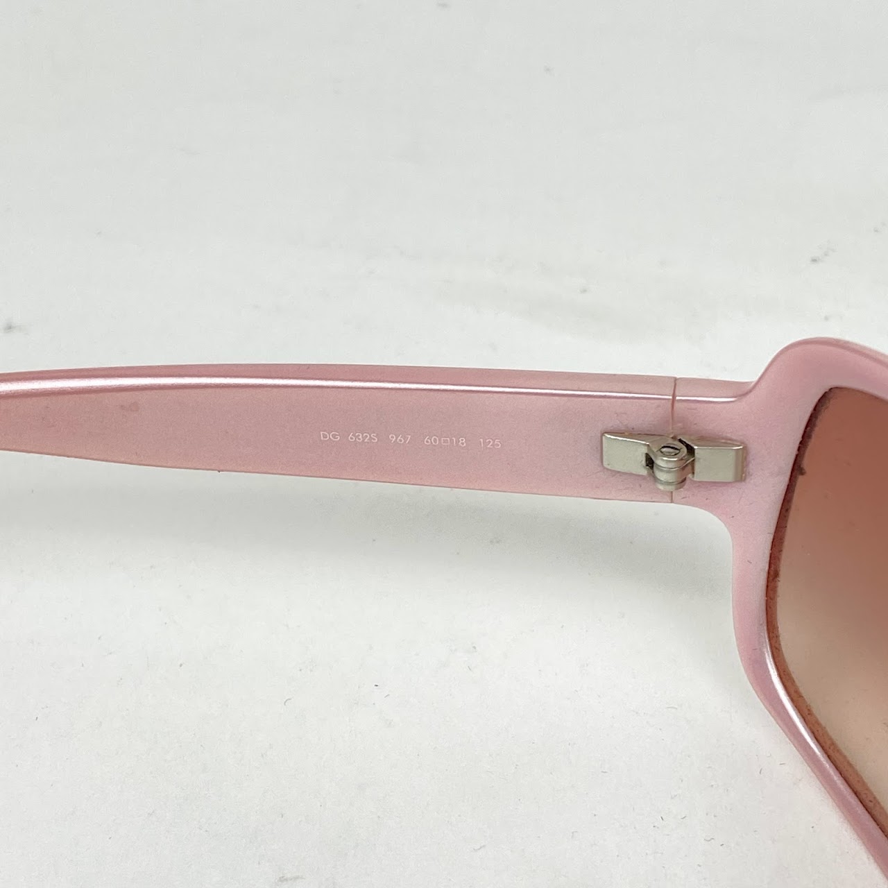 Dolce & Gabbana Pink Frame Sunglasses