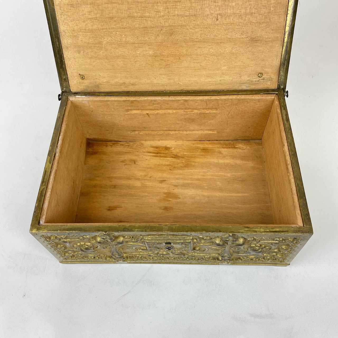 German 19th Century Beaux Arts Brass Box