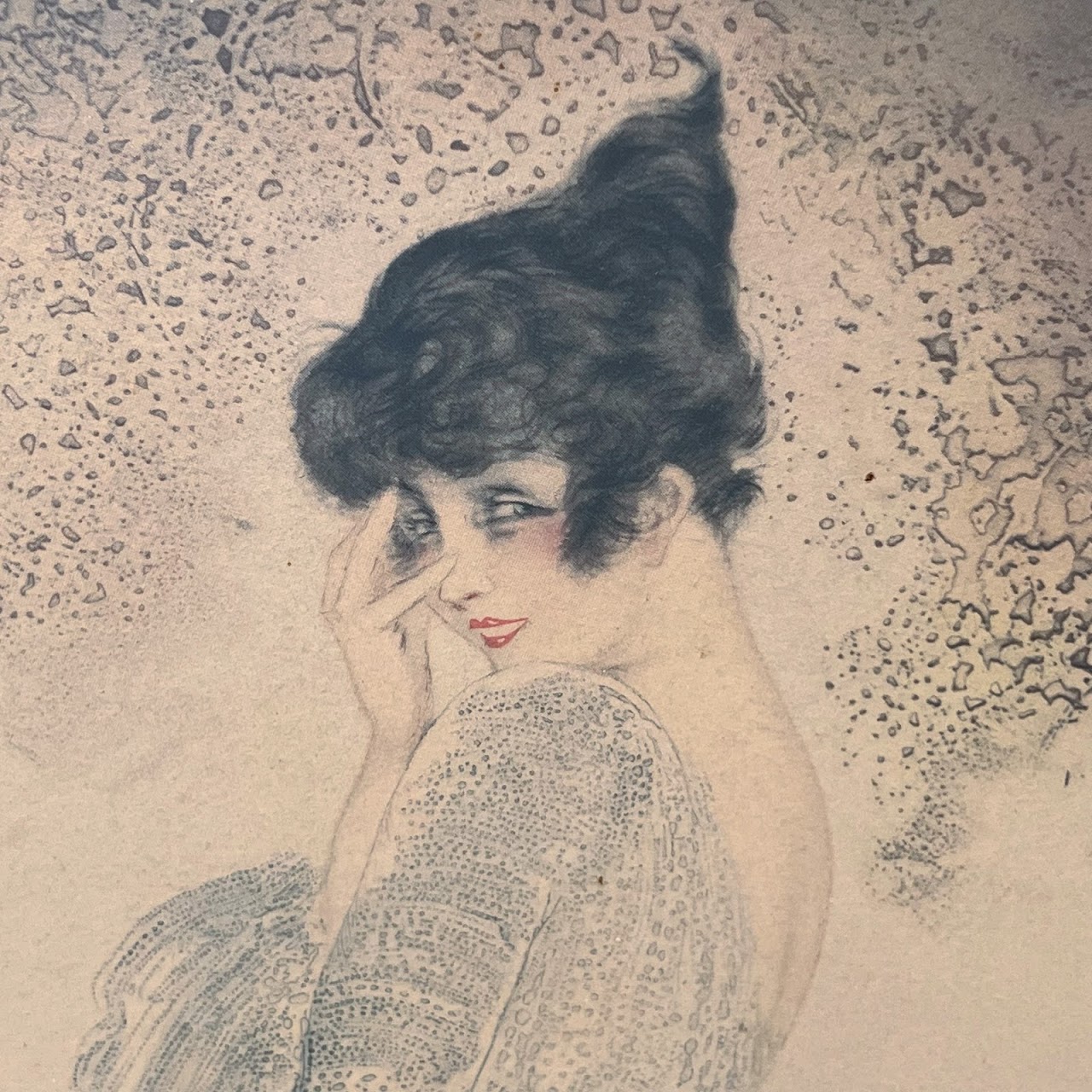 Louis Icart 'La Letter' Signed Aquatint Etching