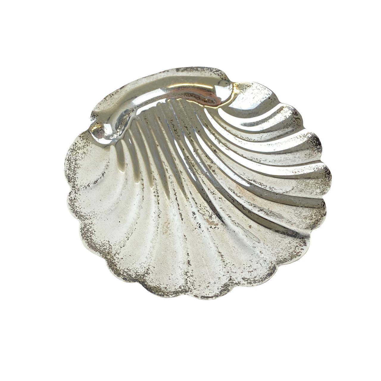 Sterling Silver Footed Small Shell Dish