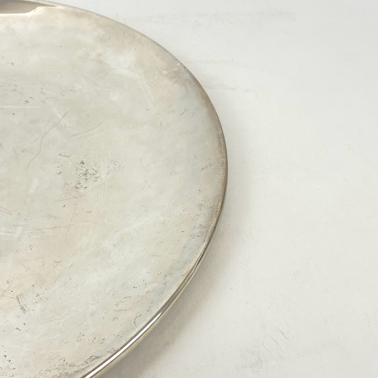 Sterling Silver Plain Charger Tray