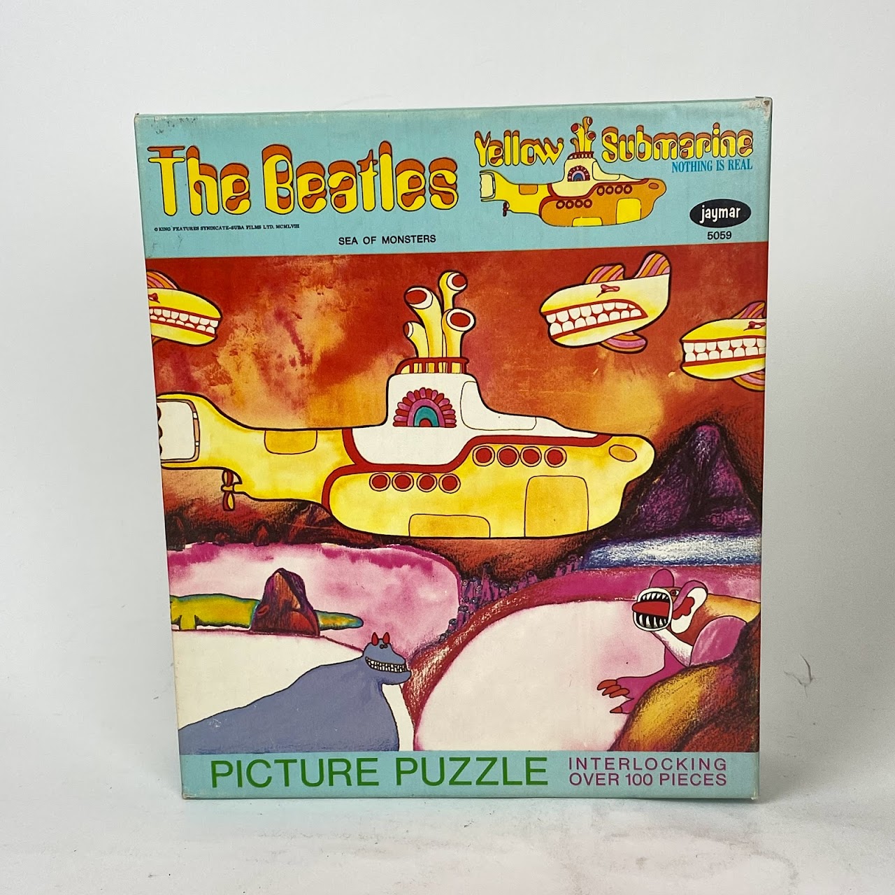 The Beatles Yellow Submarine Picture Puzzle Three Piece Set All Unopened