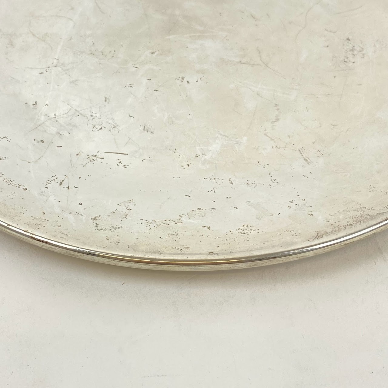 Sterling Silver Plain Charger Tray