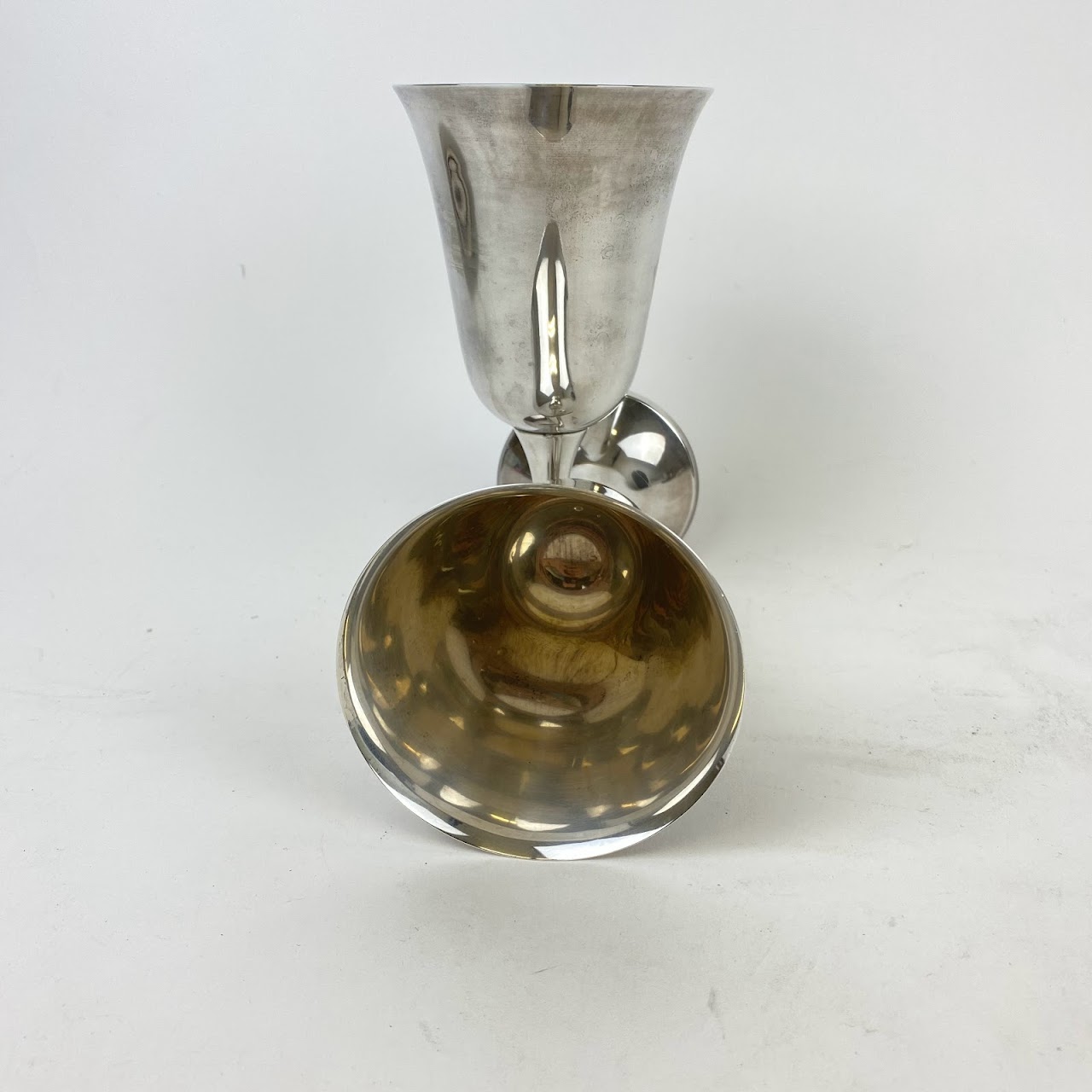 Sterling Silver Goblet Pair