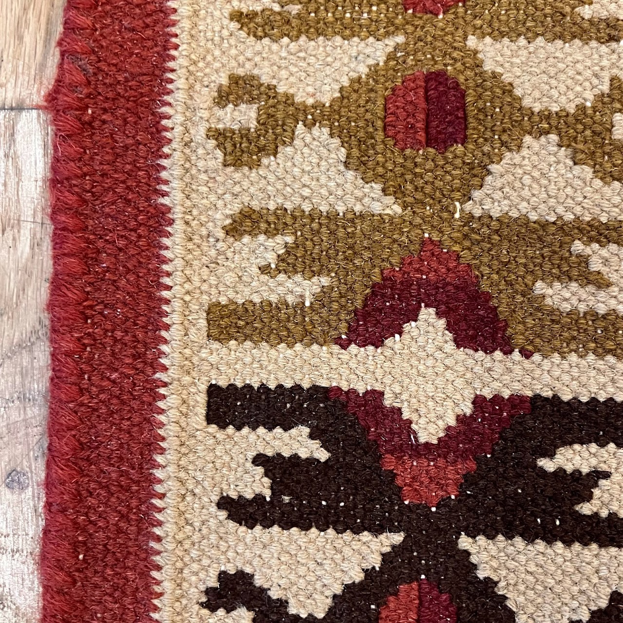 Wool Kilim Area Rug #1