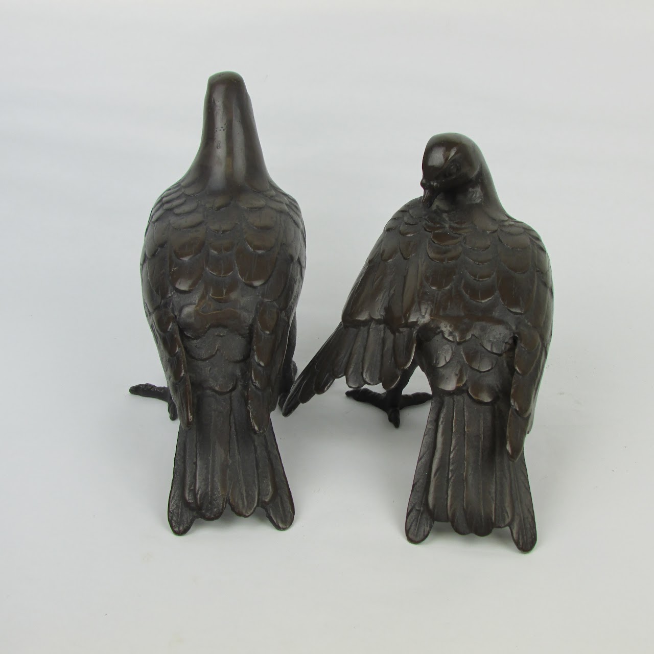 Bronze Pigeons Pair