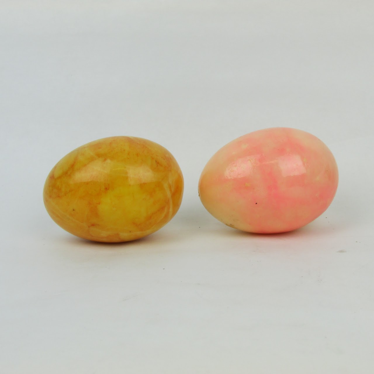 Dyed Alabaster Set Of Six Eggs