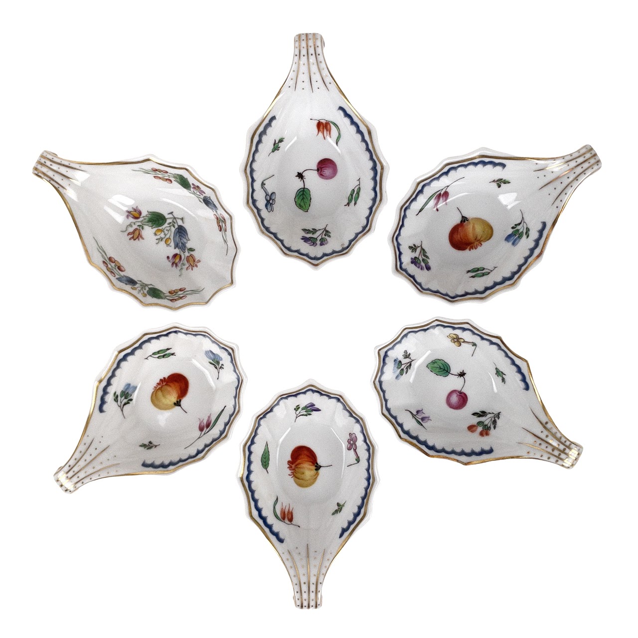 Richard Ginori Set Of Six Spoon Rests