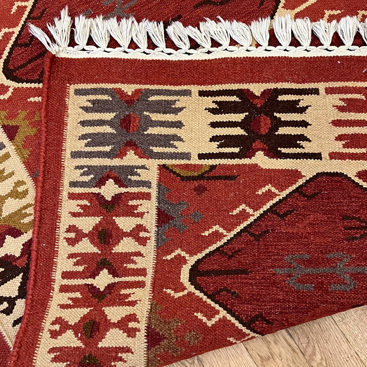 Wool Kilim Area Rug #1