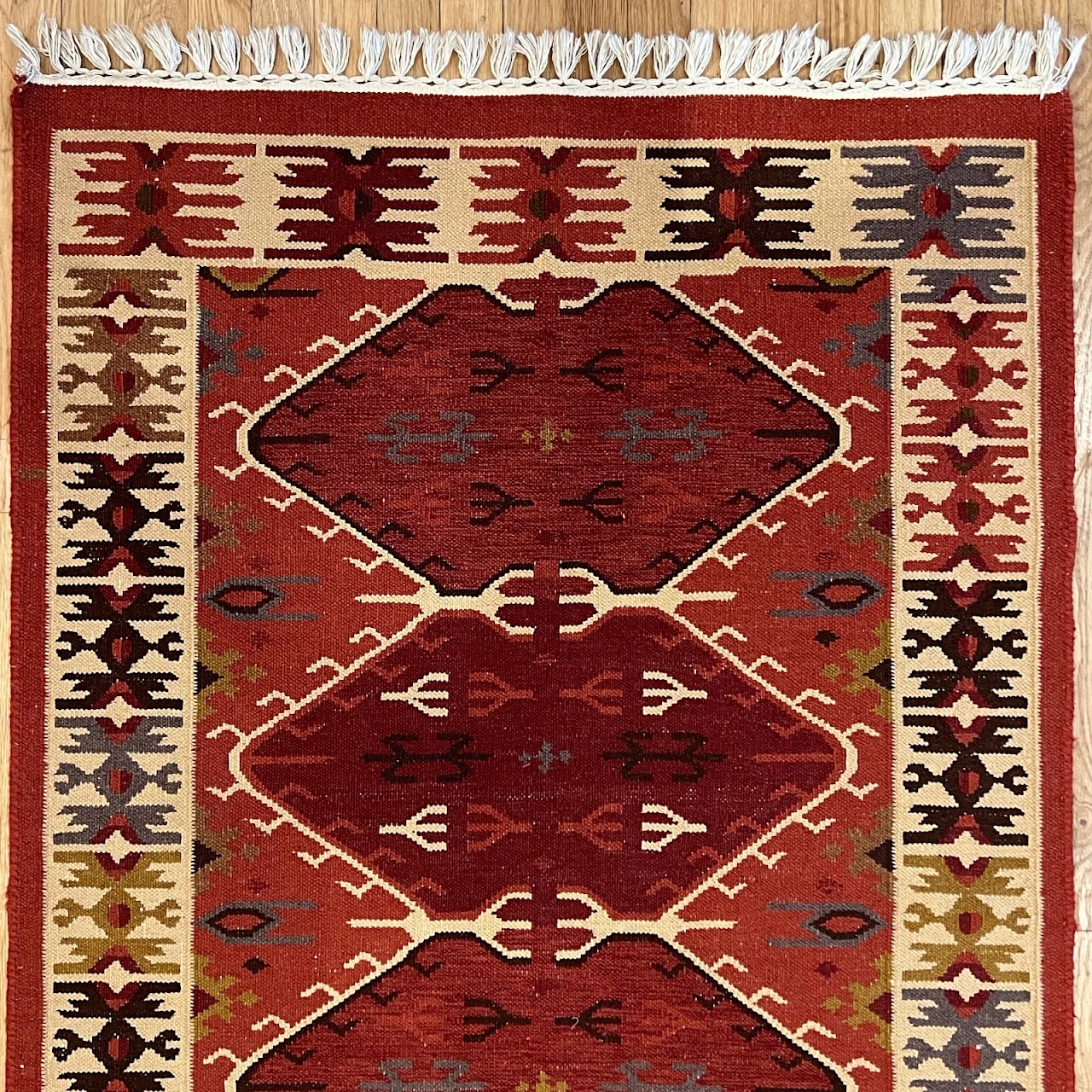 Wool Kilim Area Rug #1