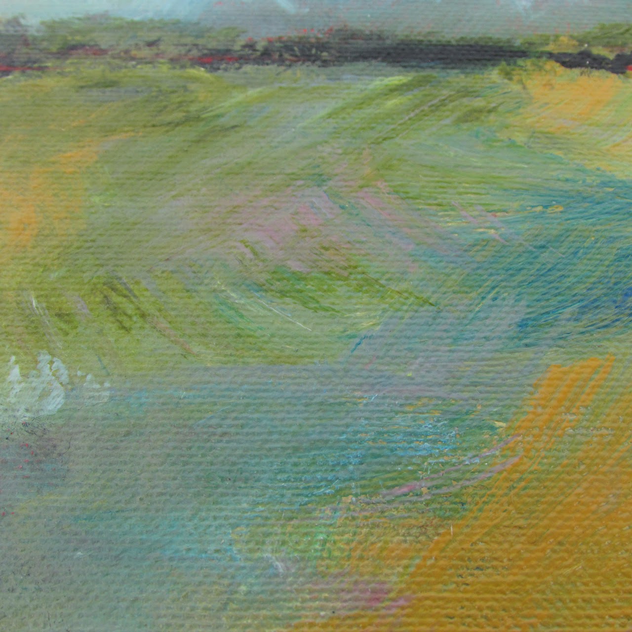 "Marine Park Salt Marsh, NYC" Small Painting