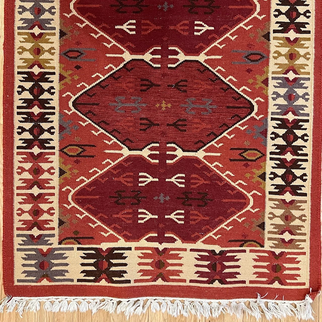 Wool Kilim Area Rug #1