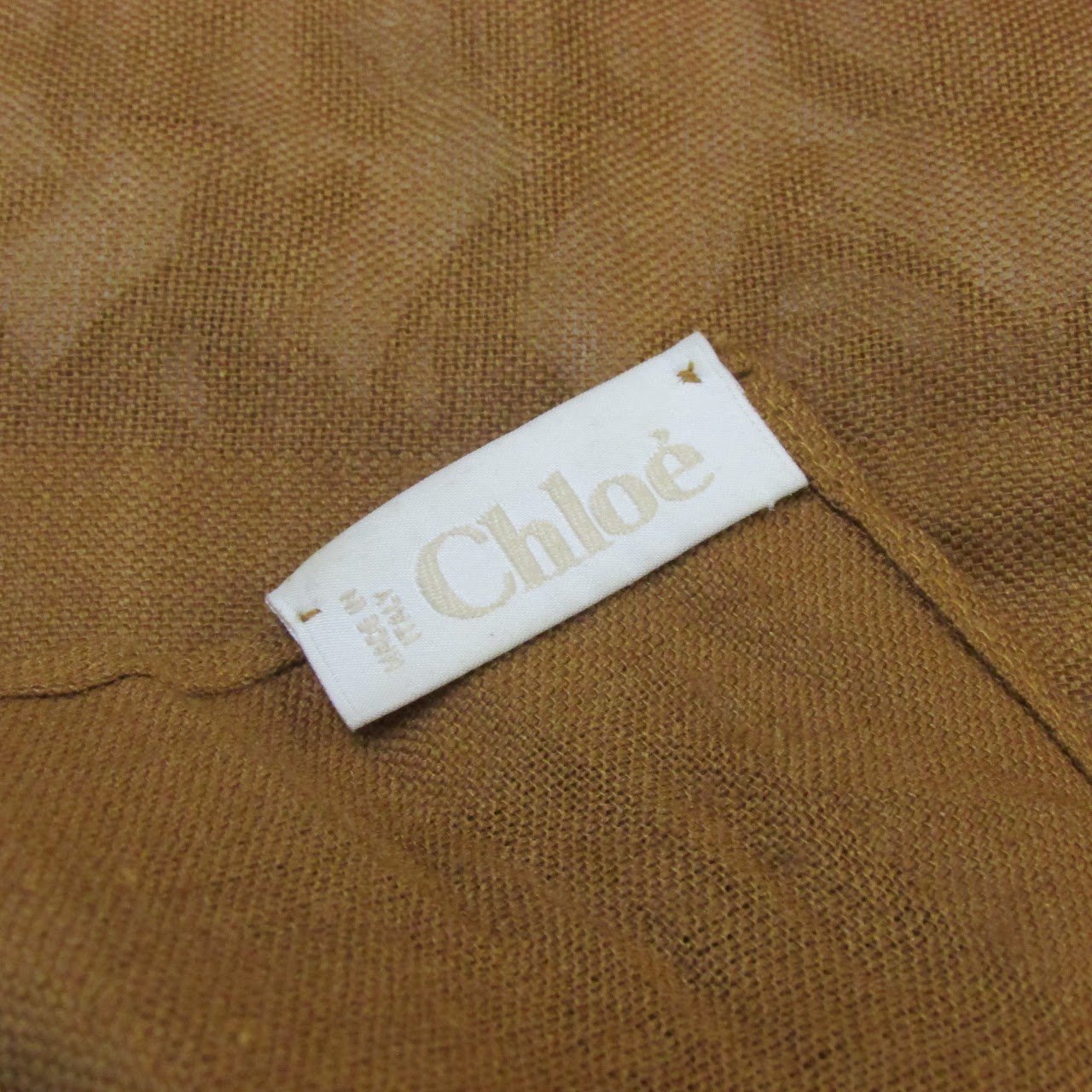 Chloé Fringe Décor Scarf