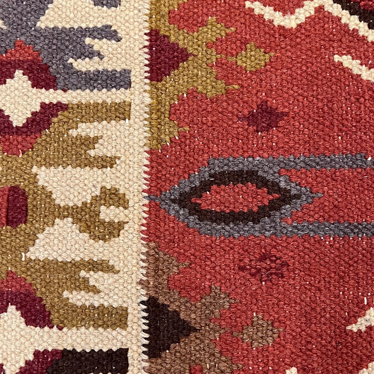 Wool Kilim Area Rug #1