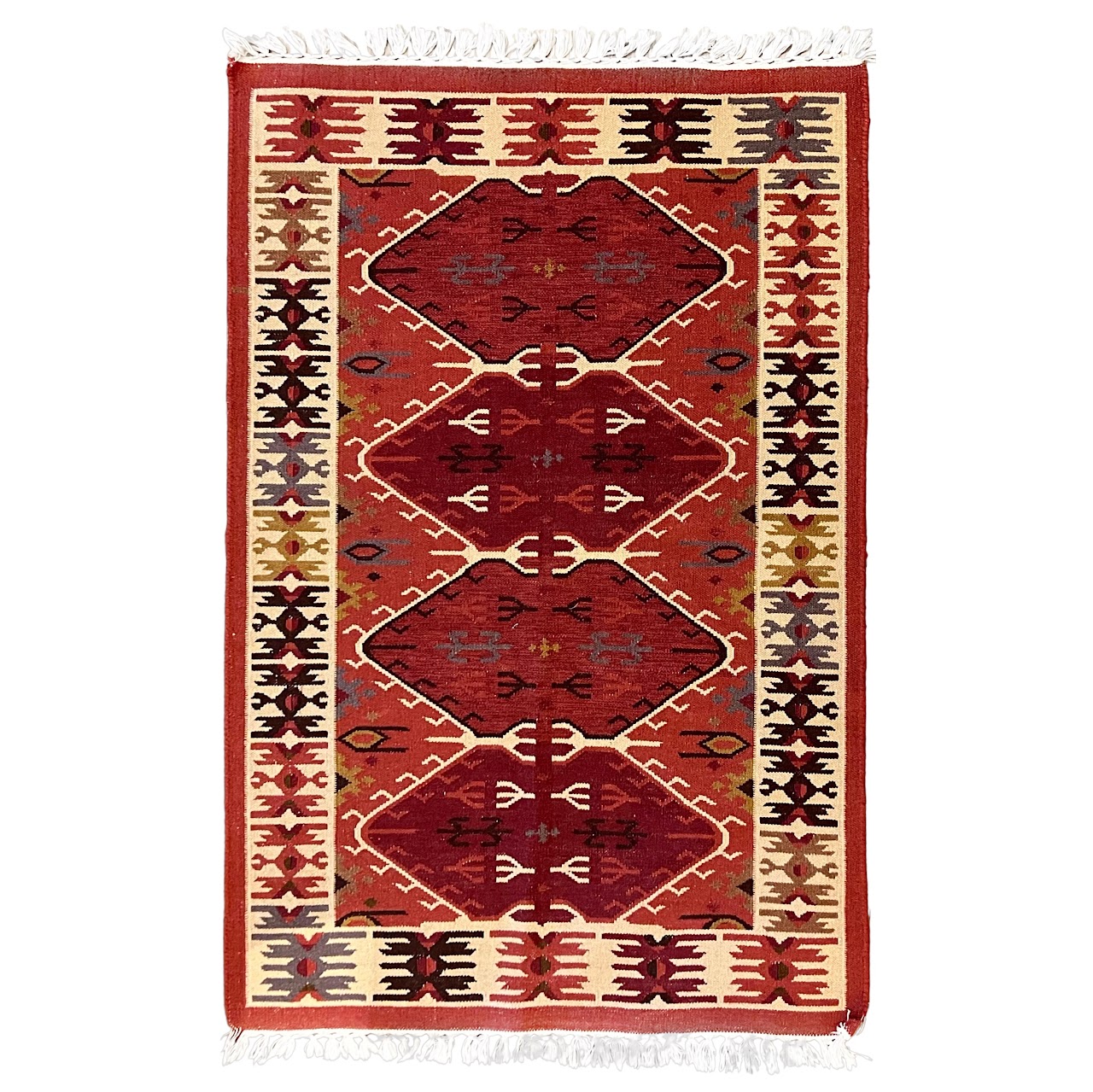 Wool Kilim Area Rug #1