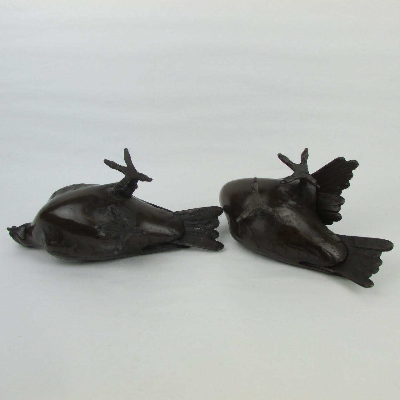 Bronze Pigeons Pair