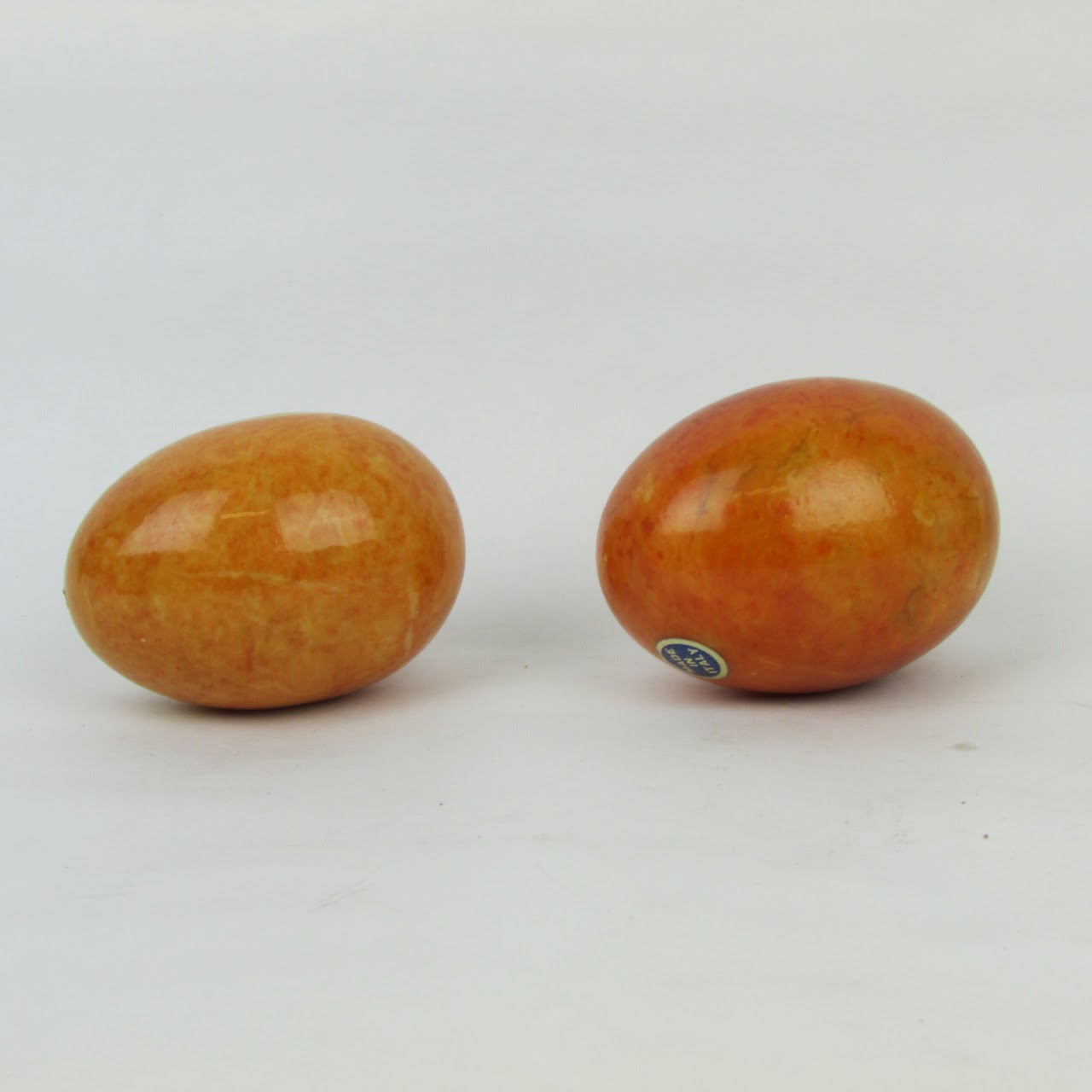 Dyed Alabaster Set Of Six Eggs