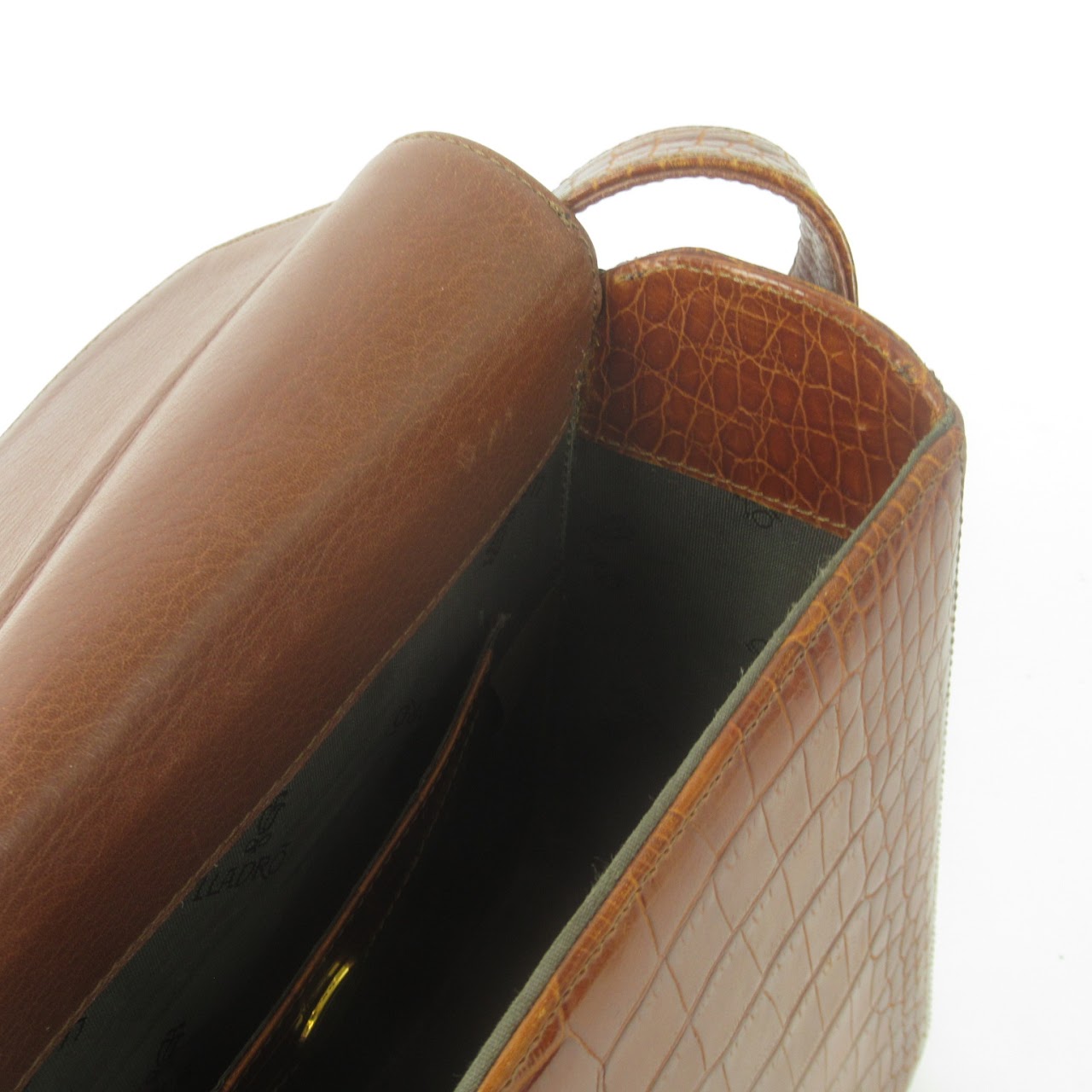 Lladró Structured Leather Shoulder Bag