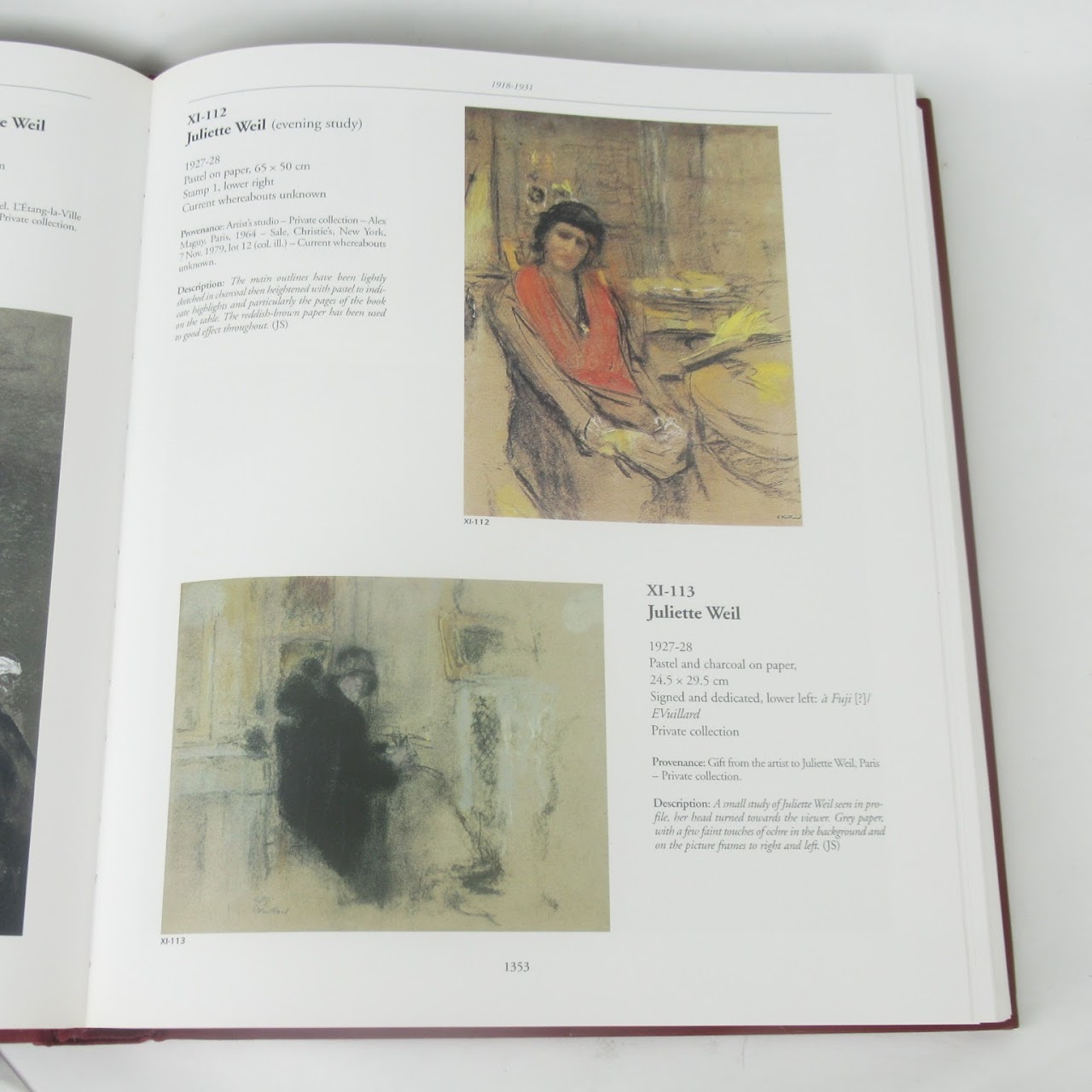 Vuillard Critical Catalog Of Paintings & Pastels. Three Book Set