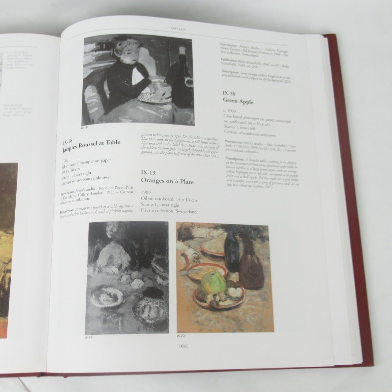 Vuillard Critical Catalog Of Paintings & Pastels. Three Book Set