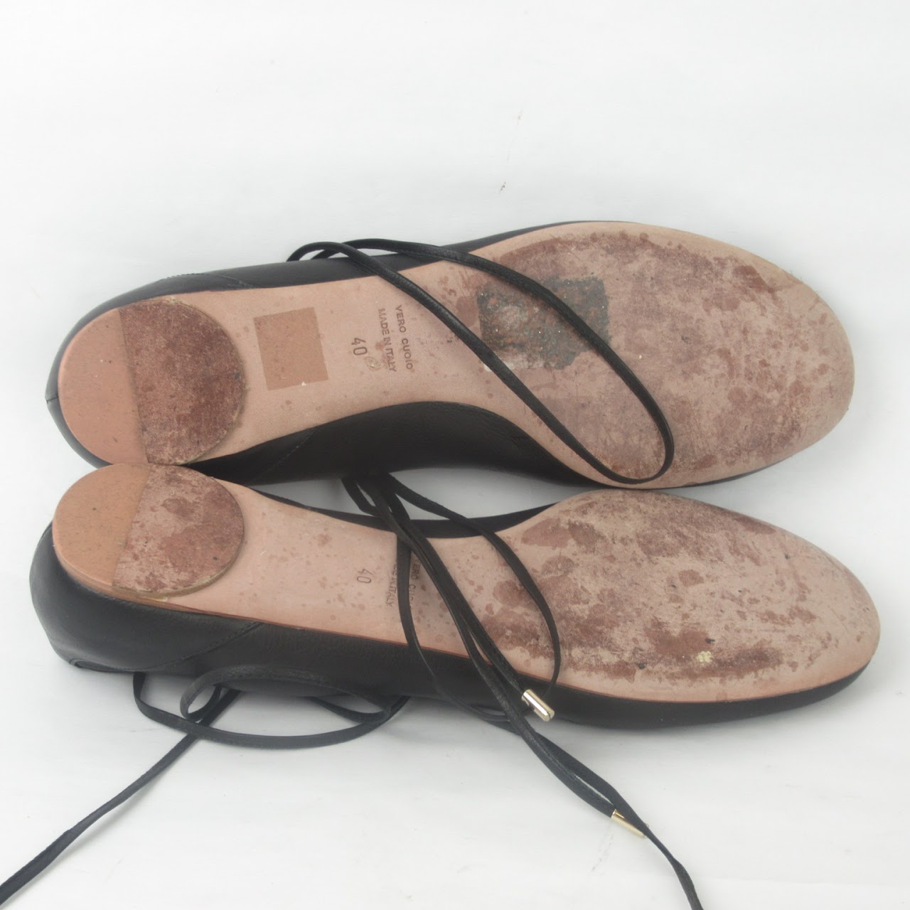 Nina Ricci Lace-Up Ballet Flats