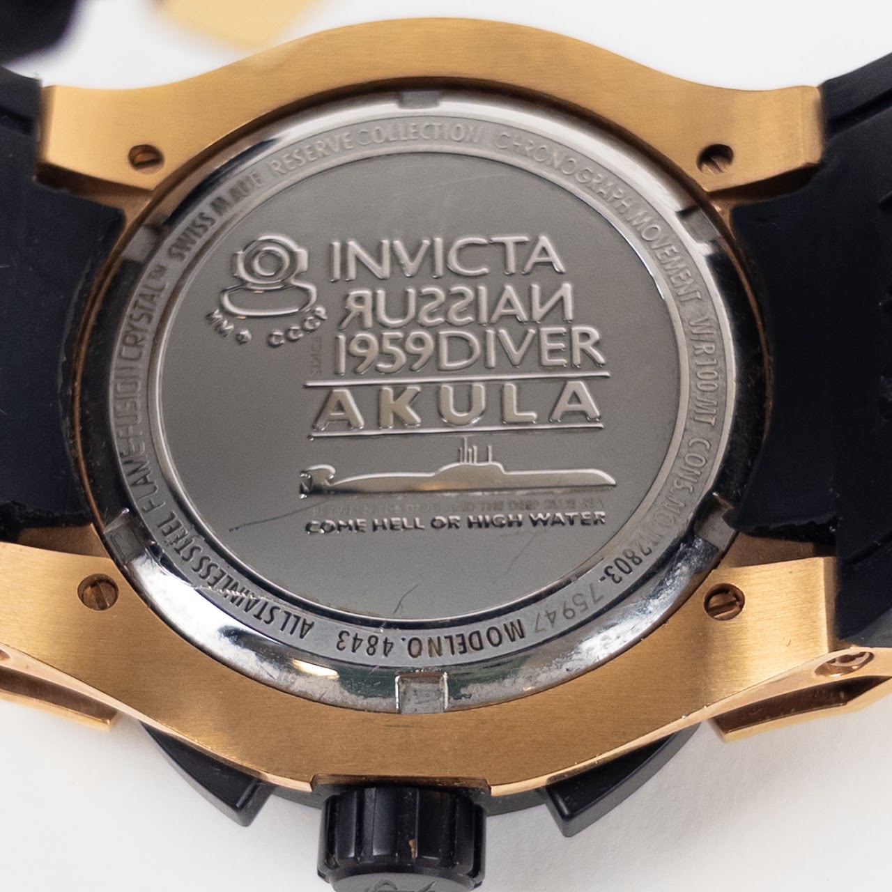 Invicta Russian Diver 1959 'Akula' Chronograph Watch