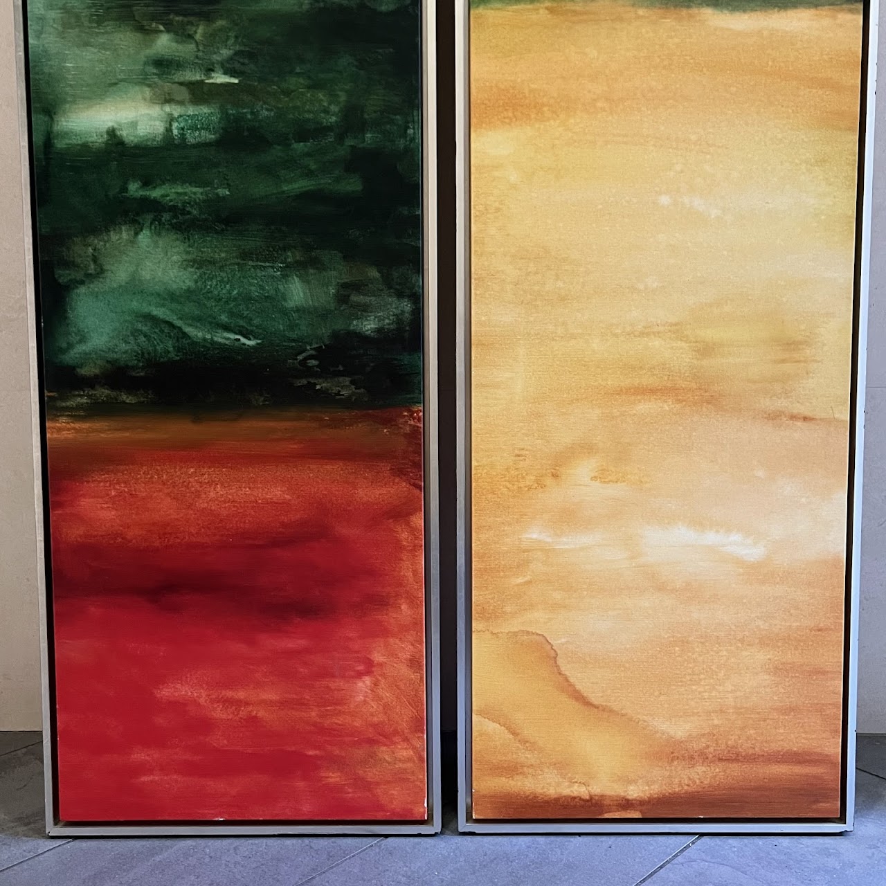 Leftbank Art 'Infinite Horizon II and IV' Large Scale Decorative Art Abstract Canvas Print Pair