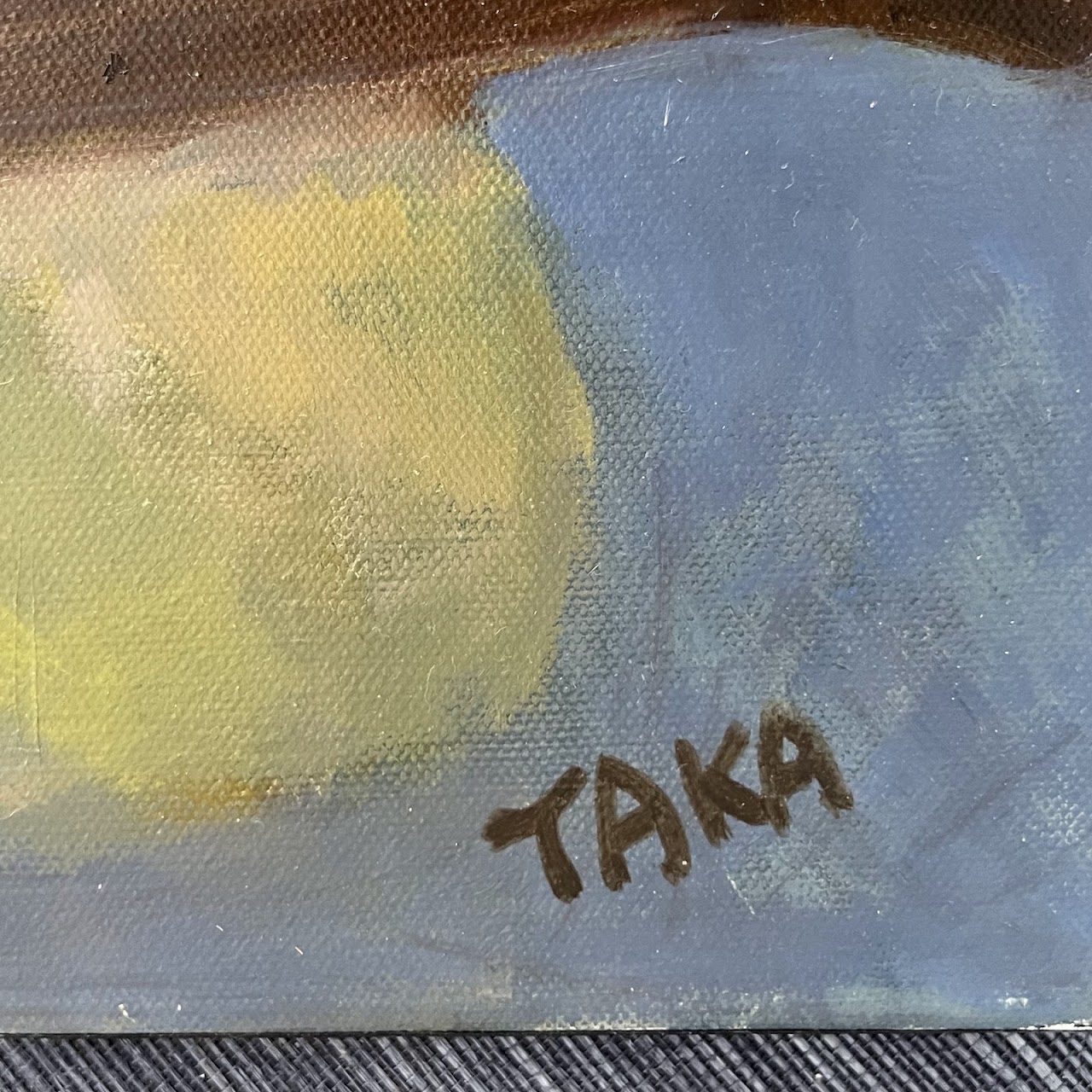 Takako Yoneyama Signed Oil Portrait Painting #2