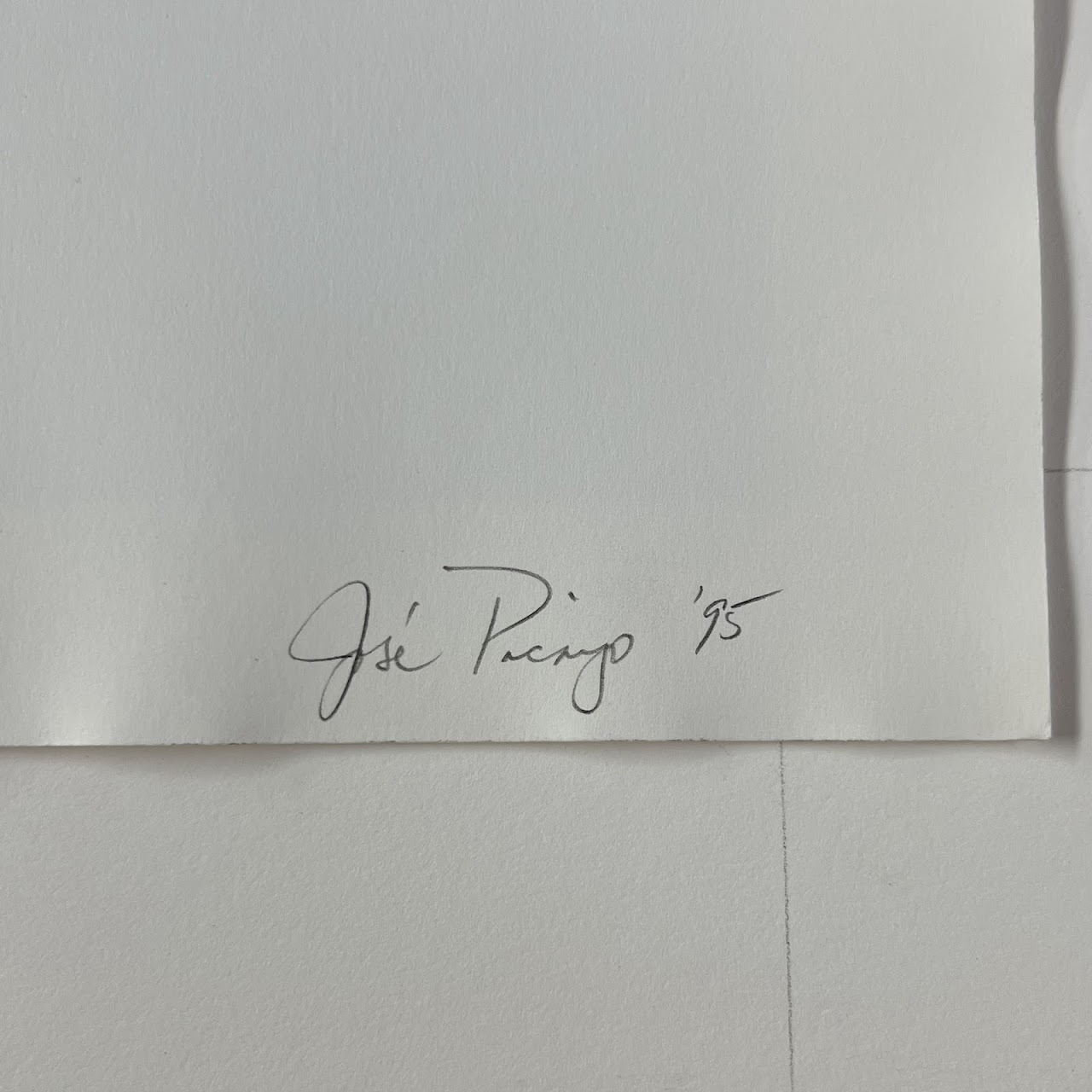 José Picayo 'Teresa #1' Signed Portrait Photograph