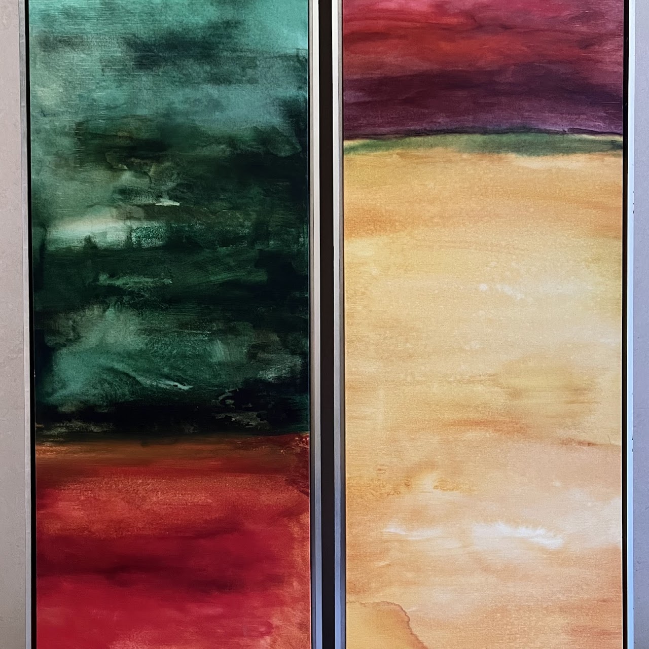 Leftbank Art 'Infinite Horizon II and IV' Large Scale Decorative Art Abstract Canvas Print Pair