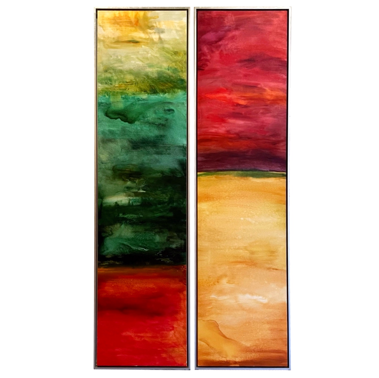 Leftbank Art 'Infinite Horizon II and IV' Large Scale Decorative Art Abstract Canvas Print Pair