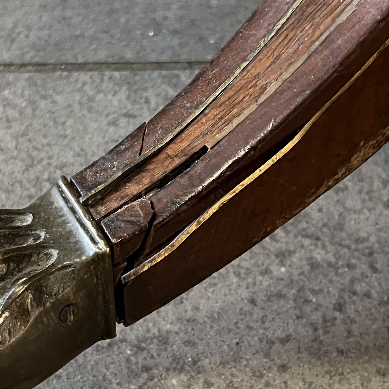 Regency Brass Inlaid and Rosewood Banded Mahogany Pembroke Table