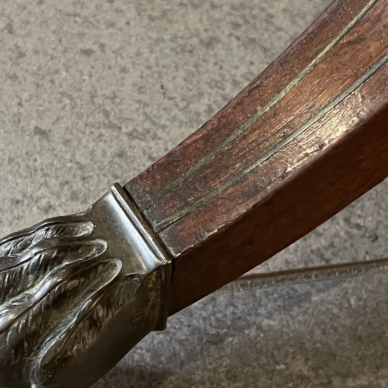 Regency Brass Inlaid and Rosewood Banded Mahogany Pembroke Table