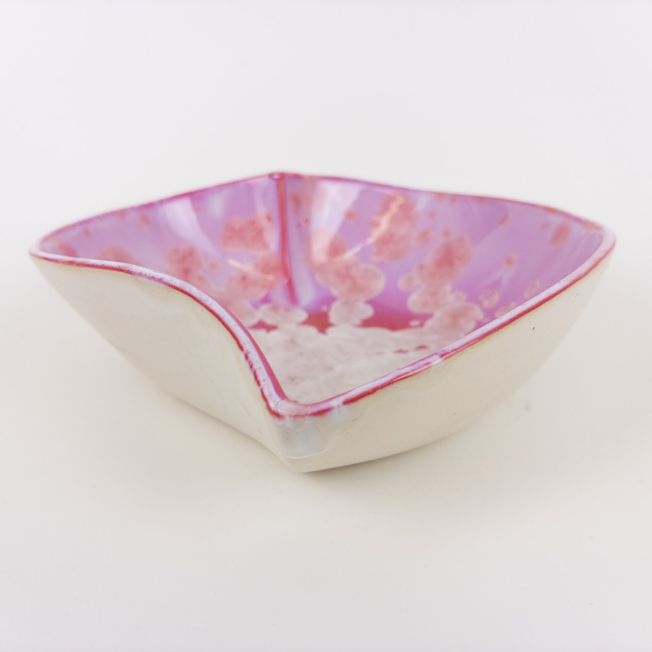 Simon Pearce Crystalline Twist Heart Bowl