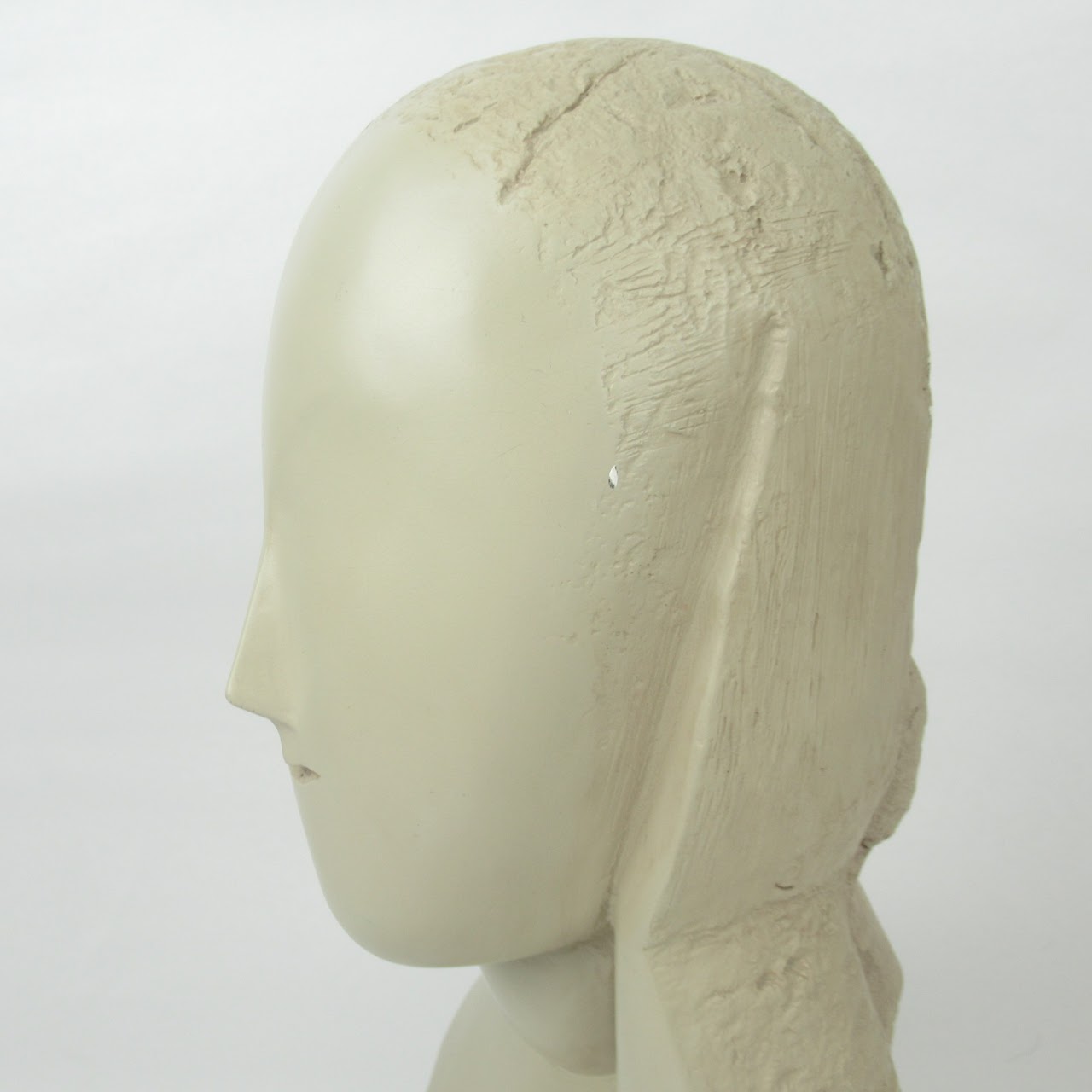 Signed Plaster Resin Bust