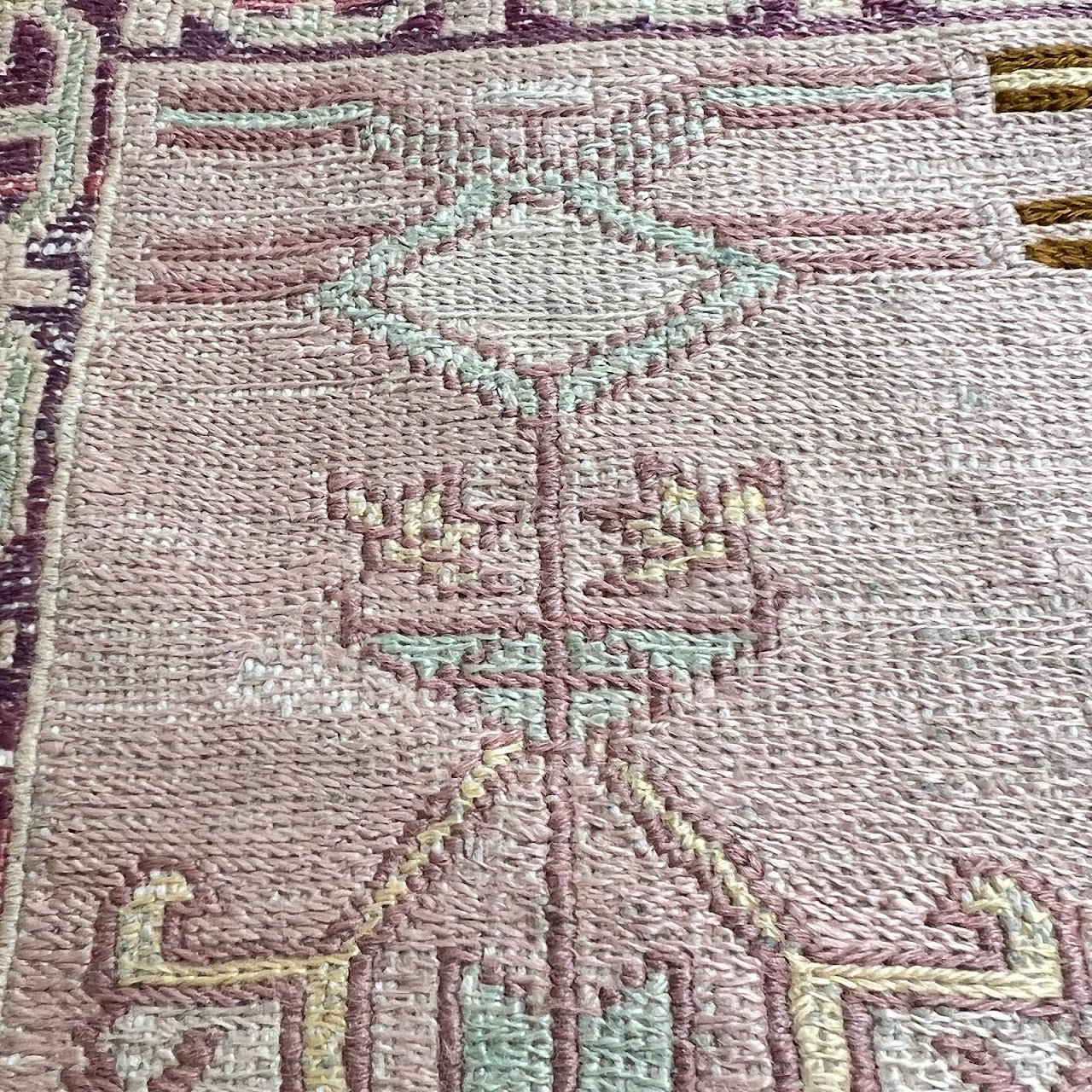 Soumak Silk Area Rug #1