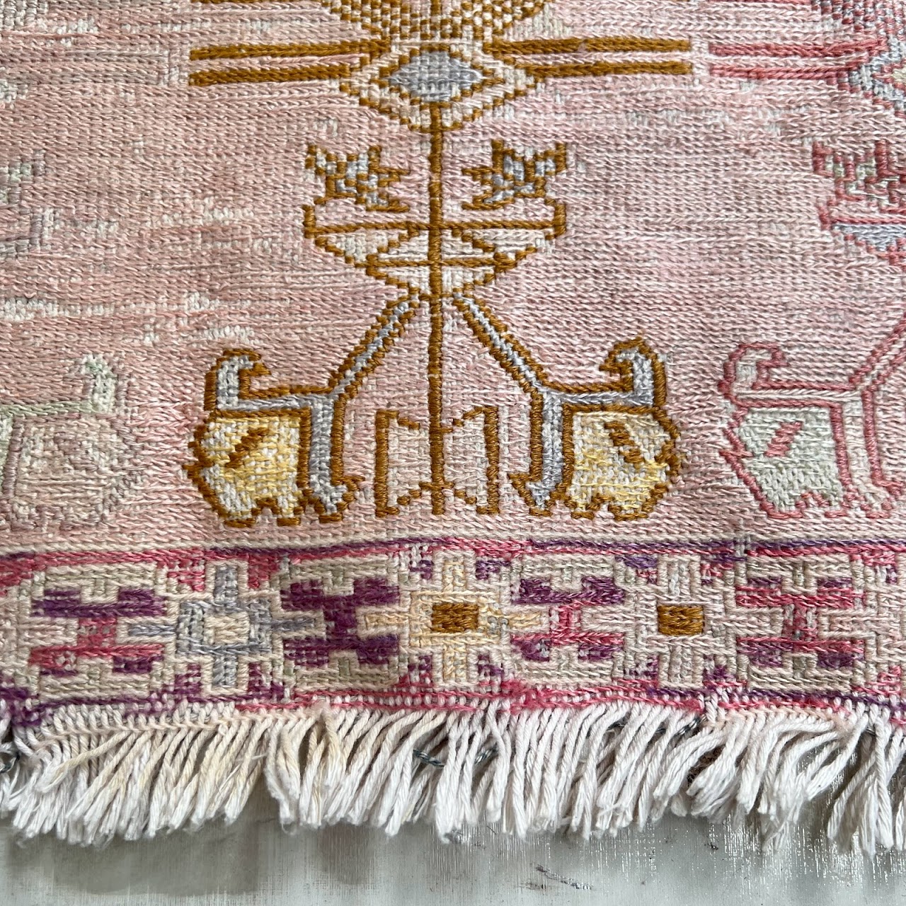 Soumak Silk Area Rug #1