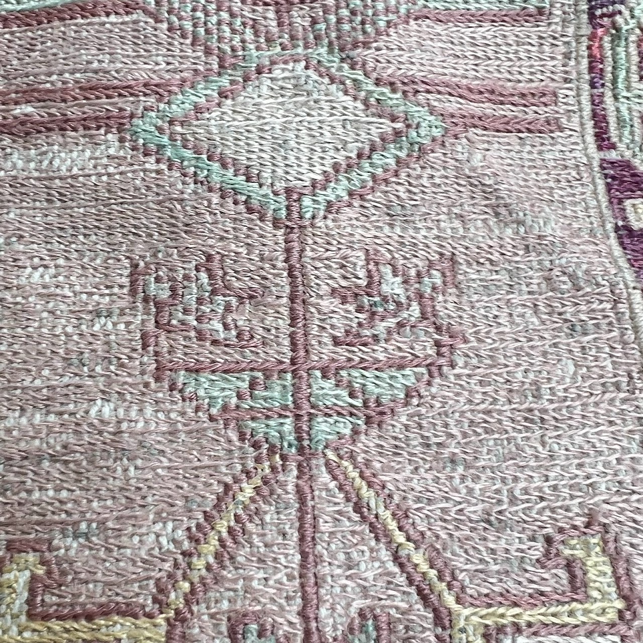 Soumak Silk Area Rug #1