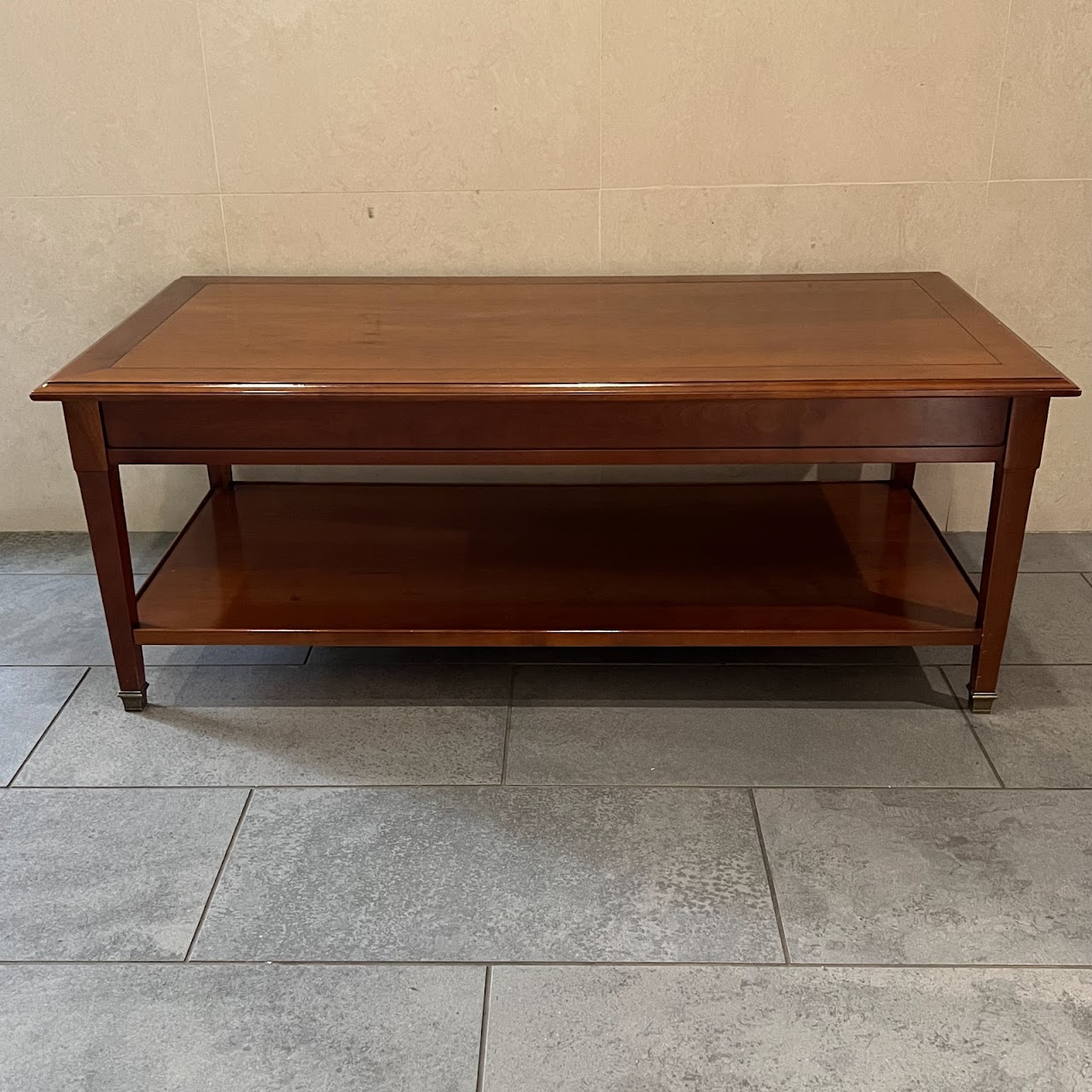 Grange 1904 French Cherry Directoire Style Coffee Table